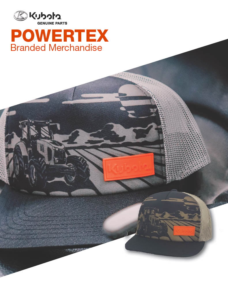 Kubota Branded Merchandise 2025_powertex_cover