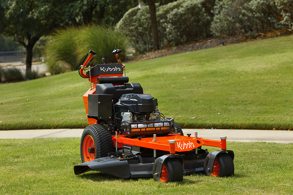 Kubota walk outlet behind lawn mower