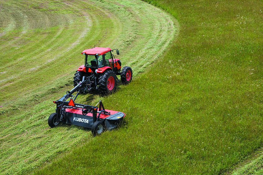 Kubota pull behind online mower