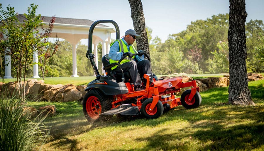 Kubota ride discount on mower prices